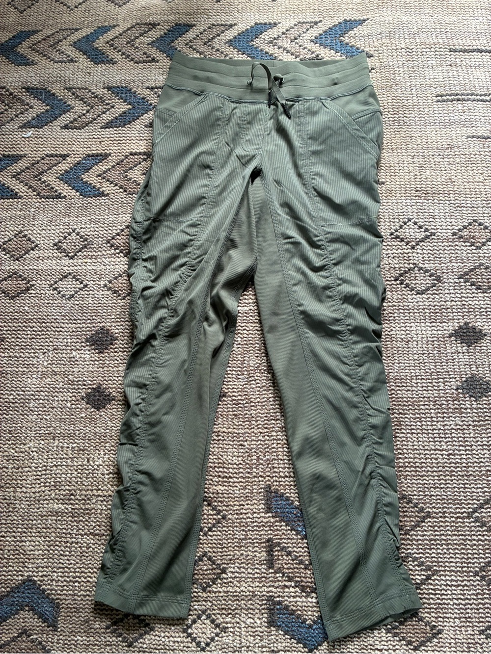 lululemon athletica Olive Straight-Leg Athletic Pants